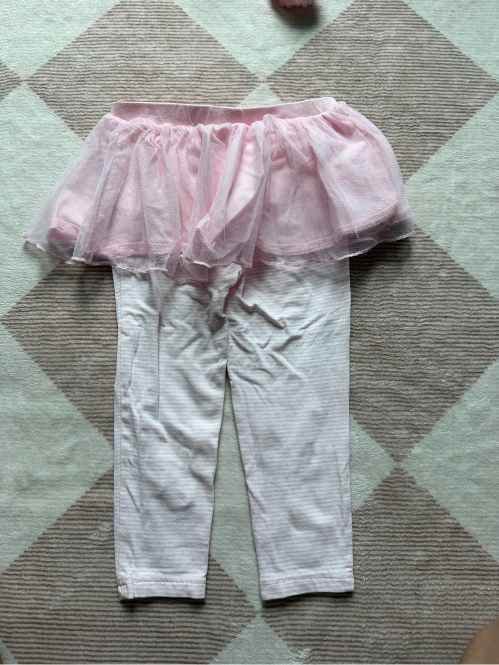 Carter's Light Pink Tulle Skirt Leggings